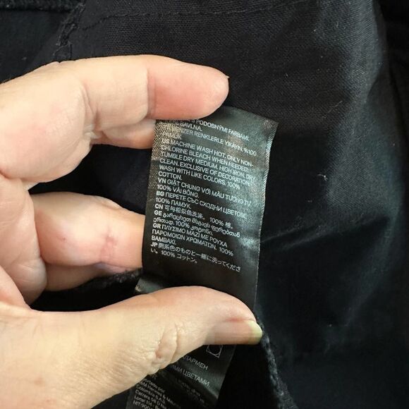 H&M Black Cargo Utility Jacket Size XS-Medium - Picture 7 of 7